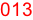 013